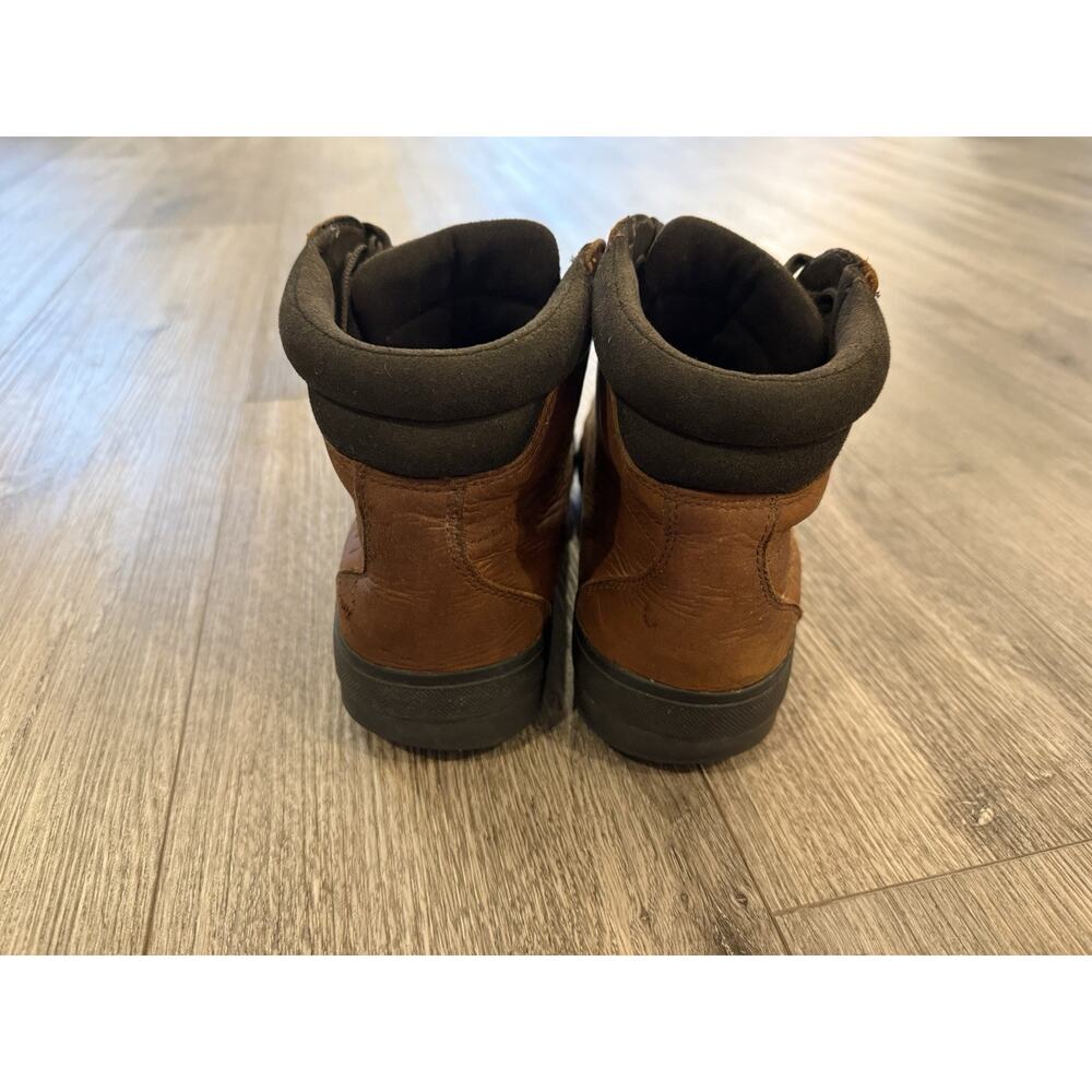 Timberland Brown Leather Lace-Up Boots - Picture 4 of 7